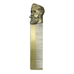 High Quality Cool Men Beard Shaping Template Stainless Steel Beard Comb Men Hair Beard Trim Tool