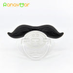 Fashion Funny Dummy Dummies Pacifier Novelty Moustache Babys Child Soother Beard Nipples Kids Gift Safe Pacifier PAC002